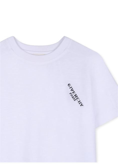 T-shirt con logo GIVENCHY KIDS | H3111910P